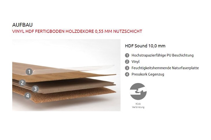 LICO Vinylboden X-TREME Eiche Chalet Hydro Fix 3