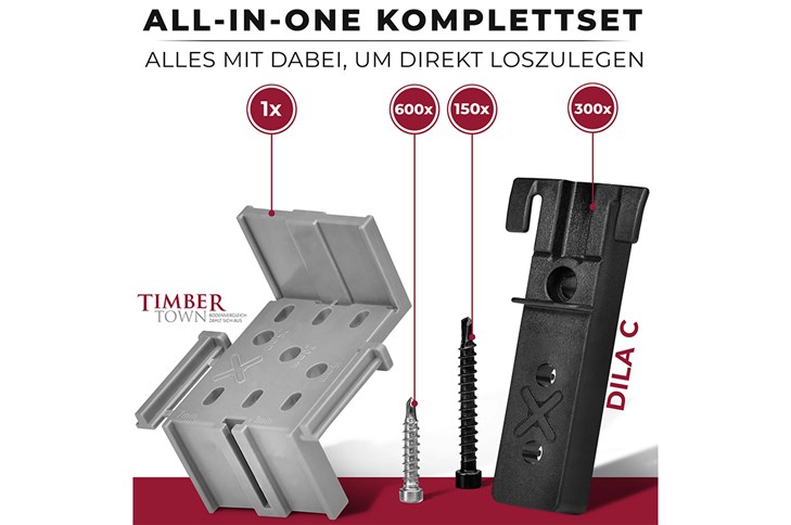Timbertown Terrassenverbinder DILA C 4